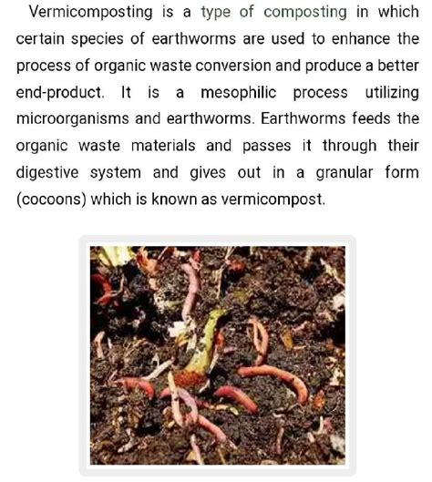 what is vermicomposting - Brainly.in