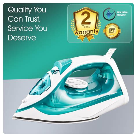 WARMEX 2000 Watt Steam Iron for Clothes, Spray or Dry Iron, Steam Iron ...