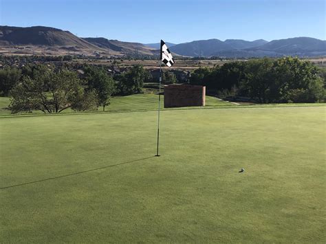 Birdie putt on the Silo hole at Westwoods golf club Arvada, CO : r/golf