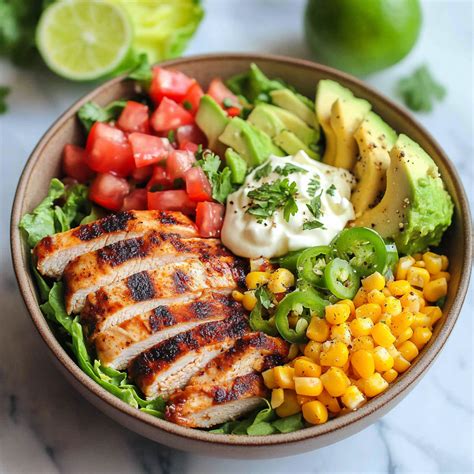 Grilled Chicken Burrito Bowl | Recipe in 2025 | High protein chicken ...