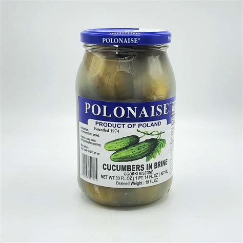 POLONAISE 30oz CUCUMBERS IN BRINE - European Food Express