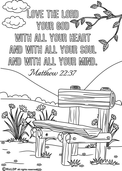 Free Printable Bible Verses Coloring Pages