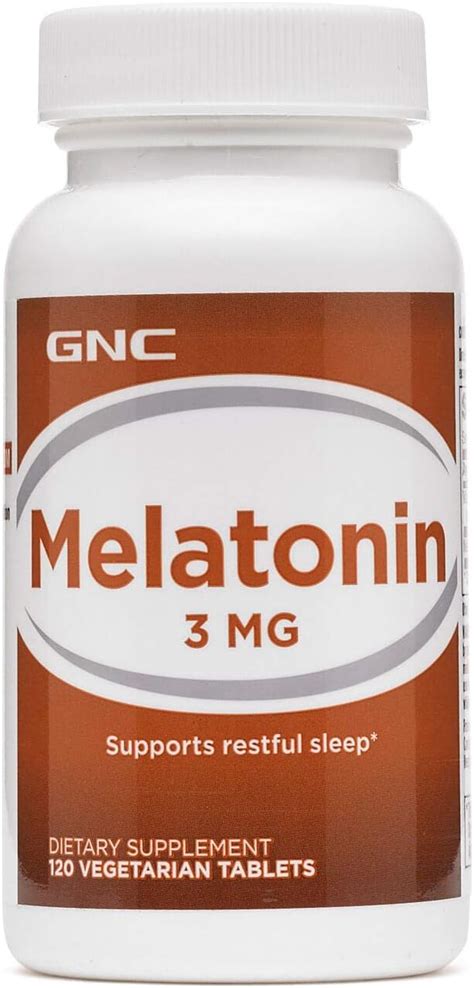 Buy GNC Melatonin 3mg, 120 Tablets, Supports Restful Sleep Online in ...