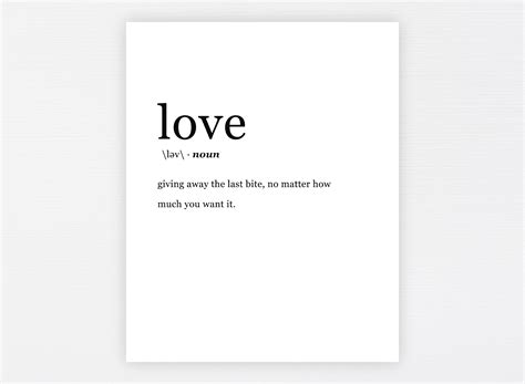 Love Print Love Definition Poster Love Dictionary Print - Etsy Singapore