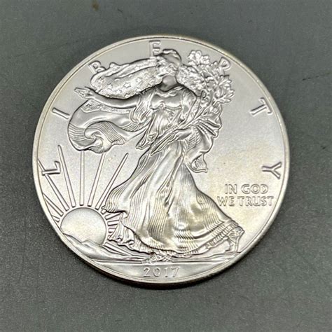 Lot # 138 - Uncirculated 2017 Walking Liberty Silver Dollar - SLOCAL ...