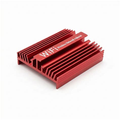 Red Aluminum Heatsink for NGFF M.2 to PCIe WiFi Adapter Card