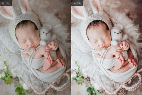 Newborn Baby Lightroom Presets – MasterBundles