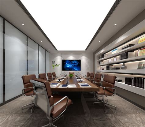 小型loft办公室装修设计效果图_岚禾设计