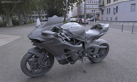 Kawasaki Ninja H2R - ZBrushCentral