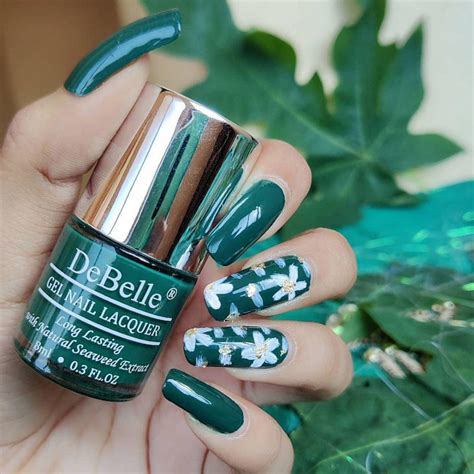DeBelle Gel Nail Lacquer Hyacinth Folio - (Bottle Green Nail Polish ...