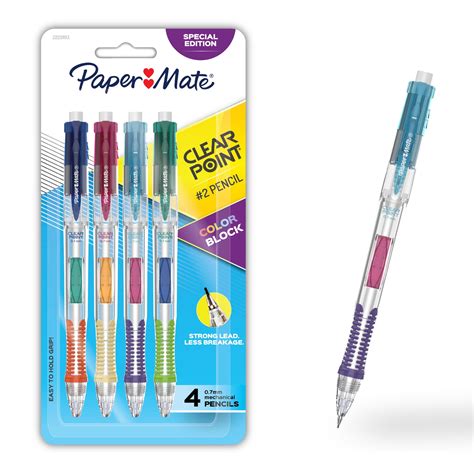 Paper Mate Clearpoint Mechanical Pencil, Color Block Special Edition ...