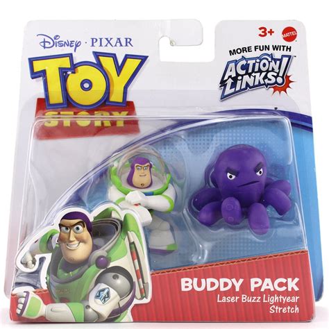 Buy LASER BUZZ LIGHTYEAR & STRETCH Toy Story 3 Buddy Pack DISNEY ...