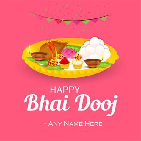 Happy Bhai Dooj 2026 Images With Name