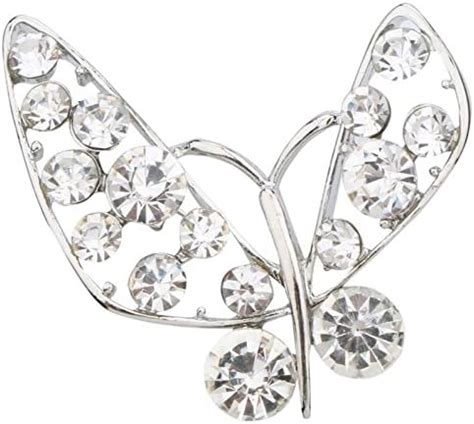 Buy TRIPIN Lapel Pin For Men Suit Silver Butterfly Design Brass Lapel ...