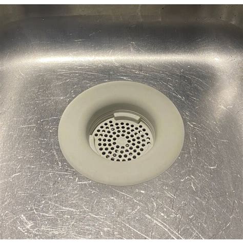 Flex Strainer 3.5-in Gray Rubber Rust Resistant Strainer Basket ...