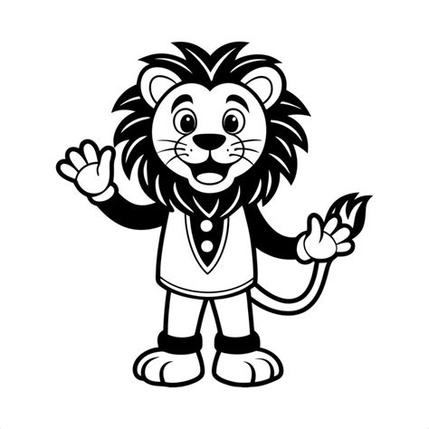 A lion with a shirt that says lion on it | Premium AI-generated vector