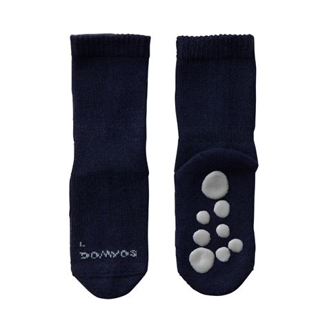 500 Non-Slip Gym Socks Twin-Pack - Navy/Mottled Grey