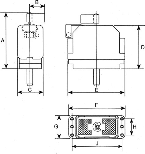 DL5 ITT Cannon | ITT Cannon DL Series Metal Right Angle D Sub Backshell ...
