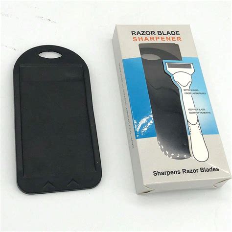 Men's Razor Blade Sharpener & Cleaner, Rubber Razor Blade Slide ...