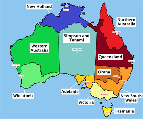 Map Of Continent Australia Oceania Physical Map, Australia And Oceania