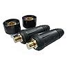 35/50 Male Female Welding Cable Connectors | 2 Male + 2 Female Copper ...