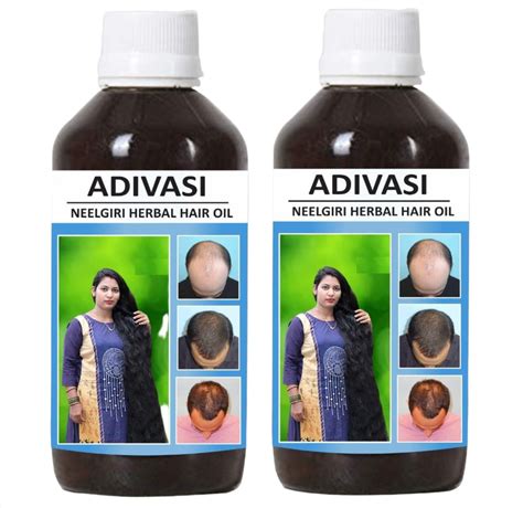 Adivasi Neelgiri Herbal Hair Oil 60ML (Pack of 2) – VirtuoraCart