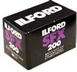 Ilford SFX 200 Infrared 135-36 Black & White Print Film (35mm 36-exp ...