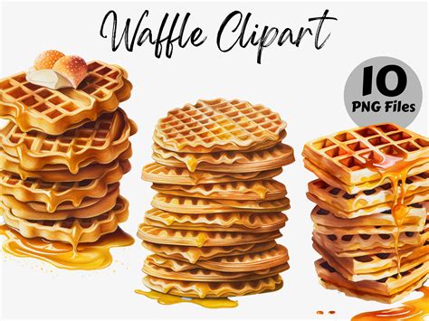 Square Waffle Clipart