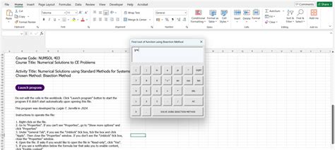 Image result for Bisection Method Using Excel