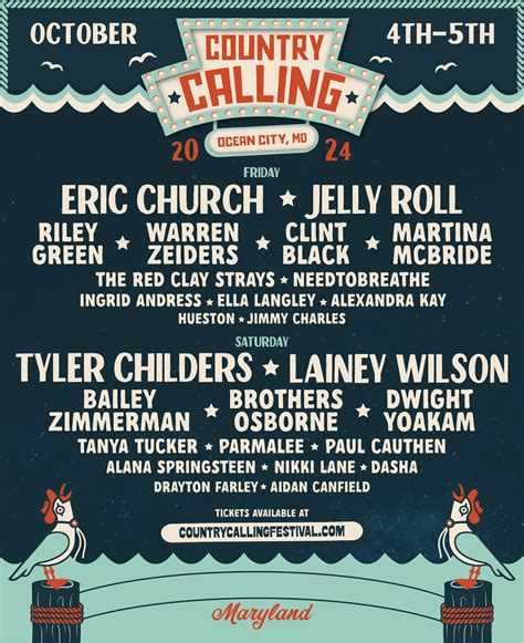 Lineup | Country Calling Festival