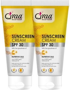 Qraa Sunscreen - SPF 30 PA++++ Sunscreen Cream SPF 30|Helps Remove Tan ...