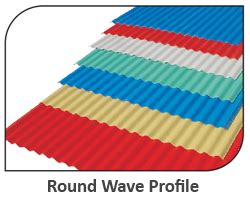 Manufacturers of uPVC Round Wave Profile Roofing Sheets