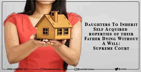 News: Daughters To Inherit Self Acquired Properties of their Father ...