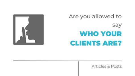 Are you allowed to say who your clients are? - MOCK, the agency