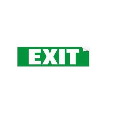 Vinyl Sticker - Exit Vinyl Adhesive Sticker Manufacturer from Noida