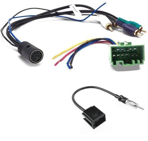 ASC Audio Car Stereo Radio Wire Harness and Antenna Adapter to Install ...