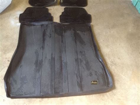 Audi A6 avant genuine all weather floor mats front rear and cargo ...
