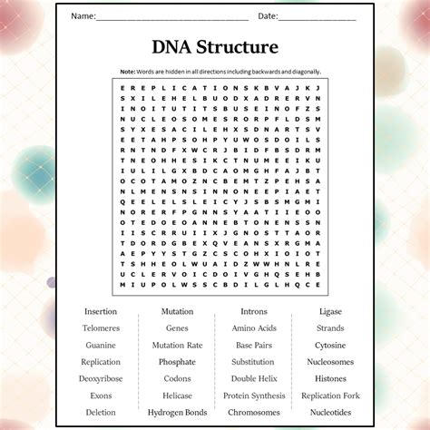 DNA Activity Worksheet 的图像结果