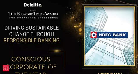 Conscious Corporate of the Year Award Winner - HDFC Bank