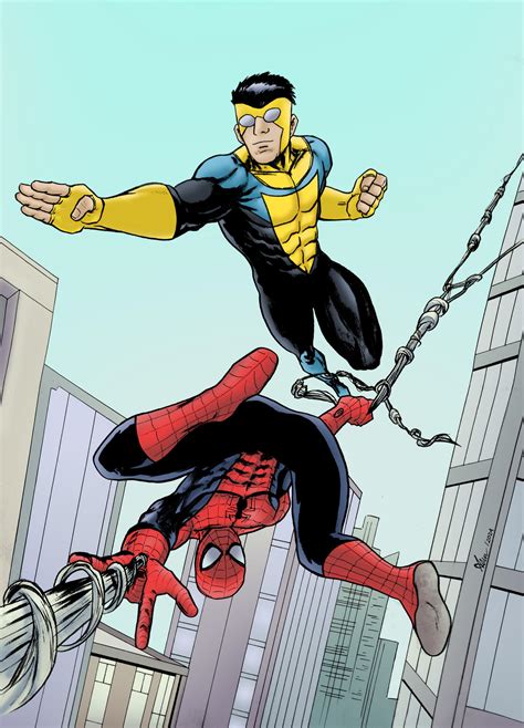 Invincible and Spiderman Team Up by 4l4n17 on DeviantArt