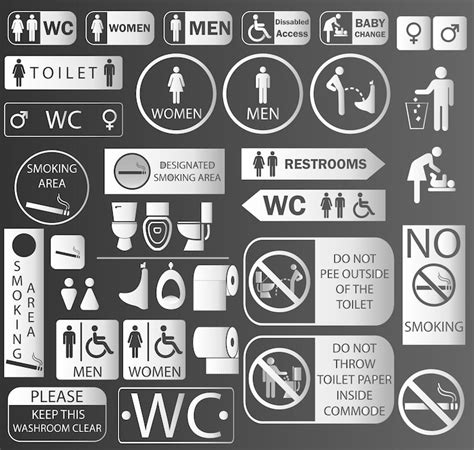 Wc Schild Bilder - Kostenloser Download auf Freepik