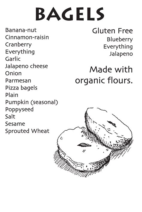 types-of-bagel-2023 ~ Flour Garden Bakery and Cafe