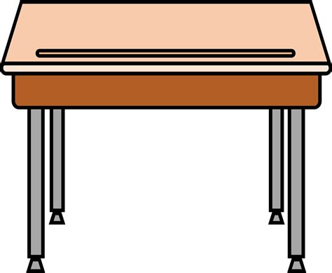 Student At Desk Clipart