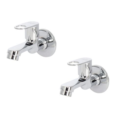HAGAR RE001 Bib Cock Water Tap Foam Flow with Wall Flange Honey Brass ...