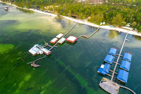 Premium Photo | Aerial View of tropical beach in Phu Quoc island, Vietnam. A wild place with ...