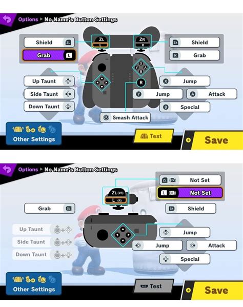 Super Smash Bros. On Nintendo Switch Controls