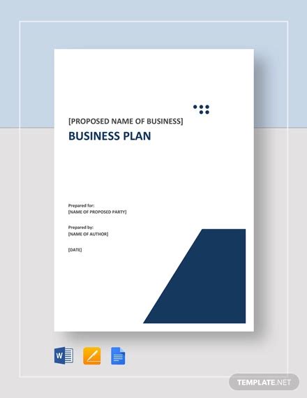 Free Sample Business Plan Template 的图像结果