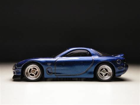 1995 Mazda RX-7 Blue Hot Wheels Custom Real Riders | Etsy