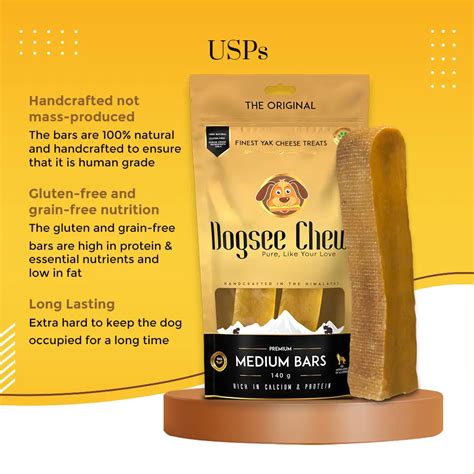 Buy Dog Chews: Long Lasting Medium Dog Chew Bars for Dogs | Dogsee