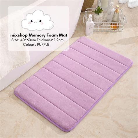 mixshop Premium Extra Thick Memory Foam Floor Mat Anti Slip [Available ...